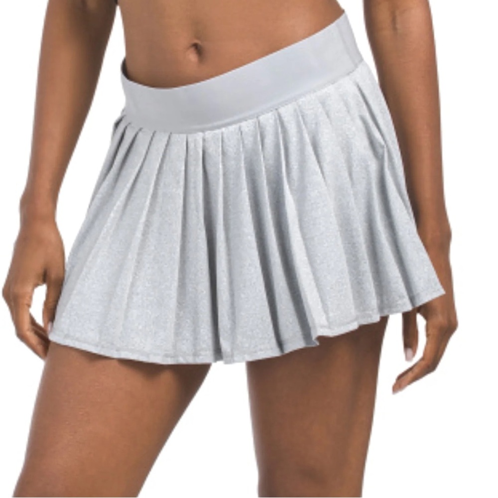 Kyodan Pleated Tennis Skirt Women Large Grey NWT Athletic Golf‎ Activewear